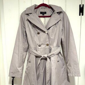 LAUNDRY BY SHELLI SEGAL – GREY LIGHTWEIGHT COAT – WOMEN’S LARGE